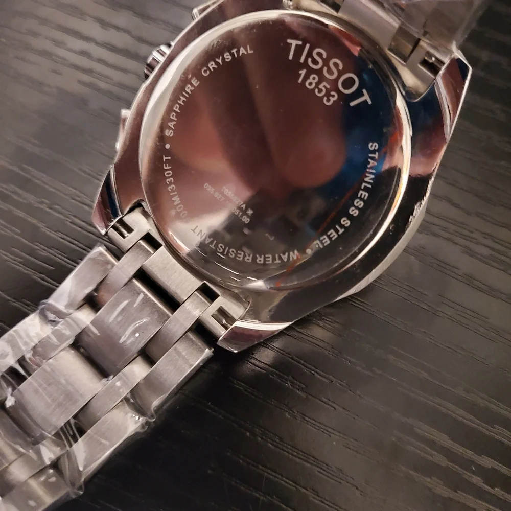 🔥NEW - Tissot Couturier Tachymeter Chronograph Quartz Men's Watch - Picture 3 of 4